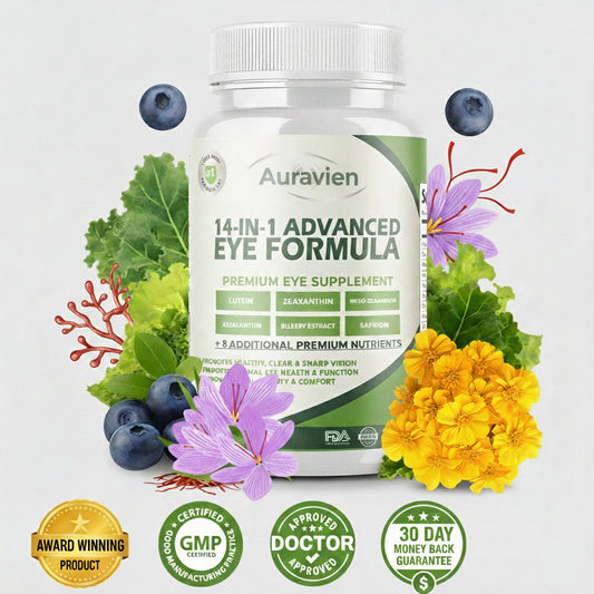 AURAVIEN 14 IN 1 ADVANCED EYE FORMULA (TRUSTED BY US DOCTORS)